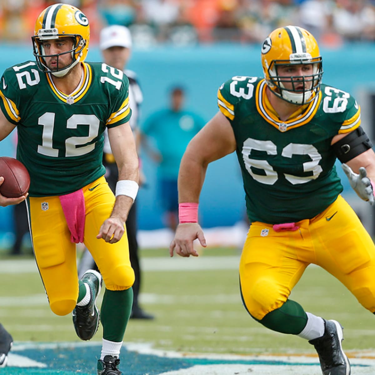 Green Bay Packers QB Aaron Rodgers: Rookie center Corey Linsley deserves Pro  Bowl consideration - Sports Illustrated