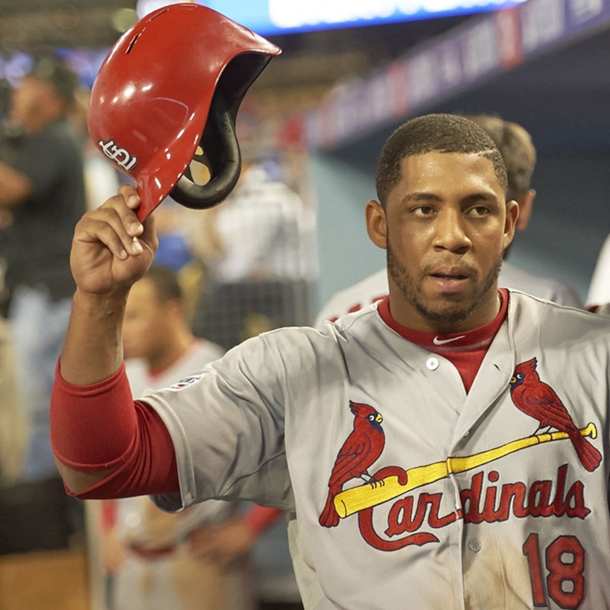 Lot Detail - Oscar Taveras Game Used and Signed St. Louis