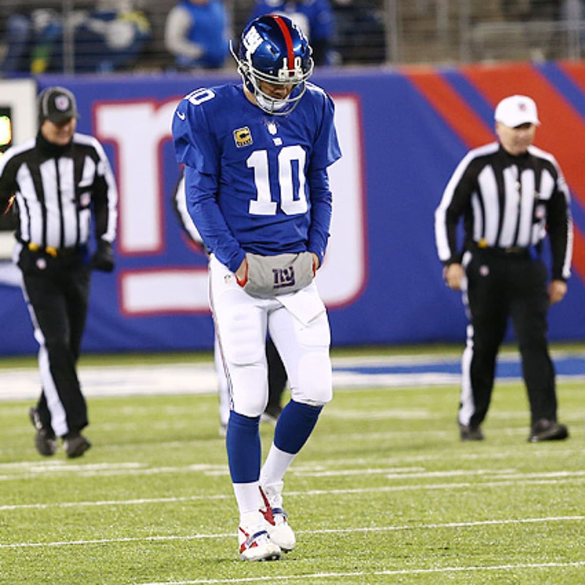 New York Giants Offensive Line Keeps Eli Manning Clean vs Ravens