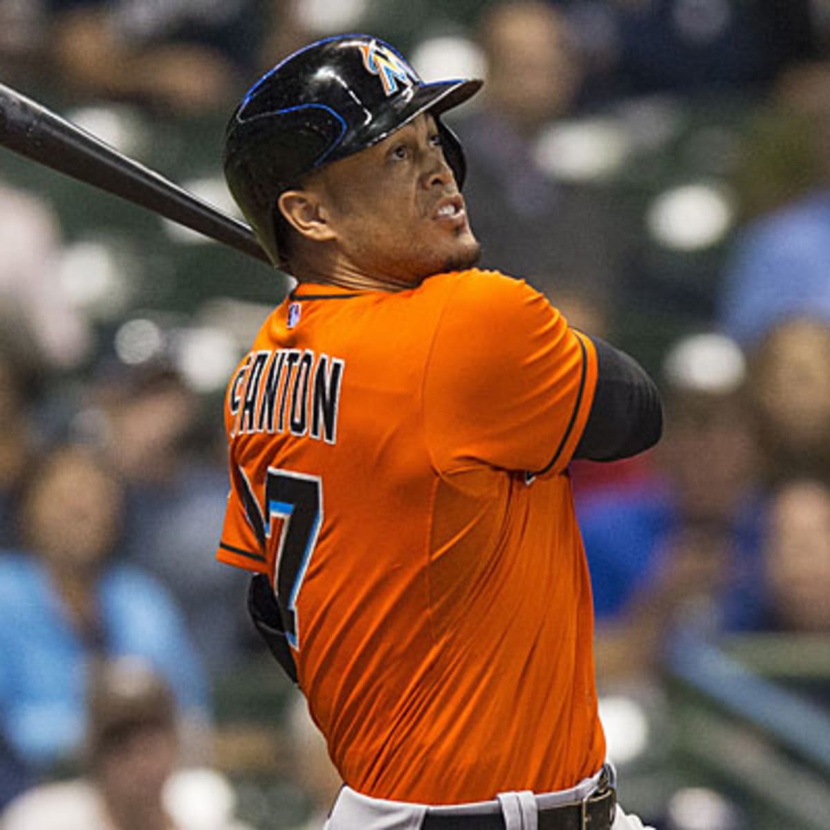 Miami's Giancarlo Stanton has carried the Marlins to the best record in  baseball