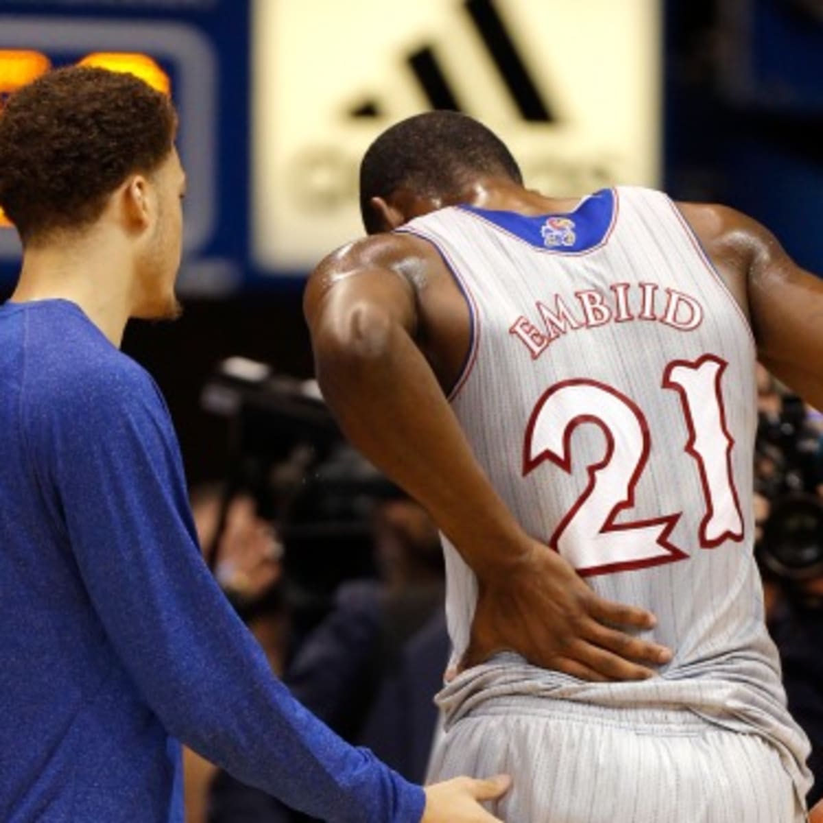 Kansas freshman Joel Embiid could miss time with back, knee injuries -  Sports Illustrated