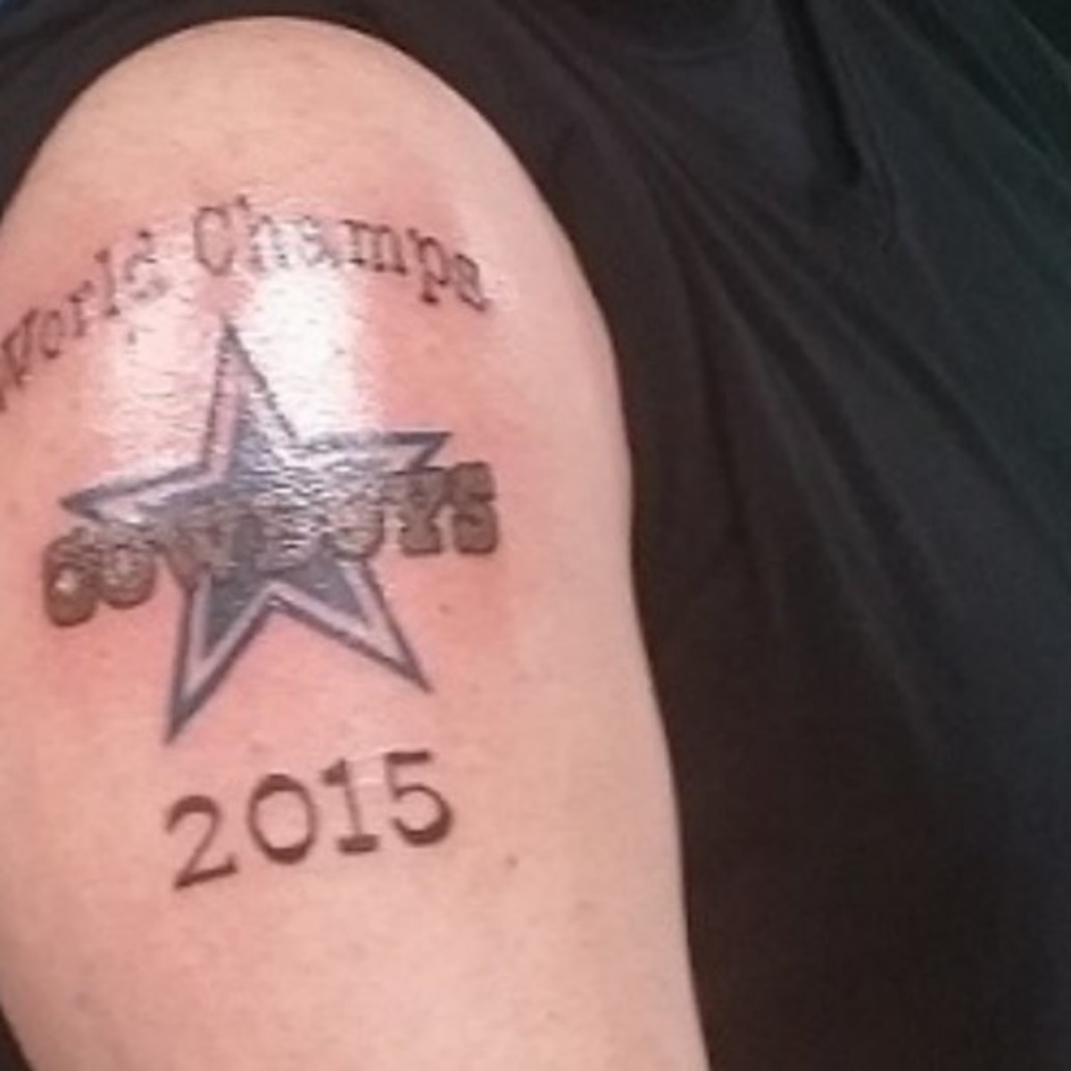 Pop Star Promises #88 Tattoo When Cowboys Win Super Bowl