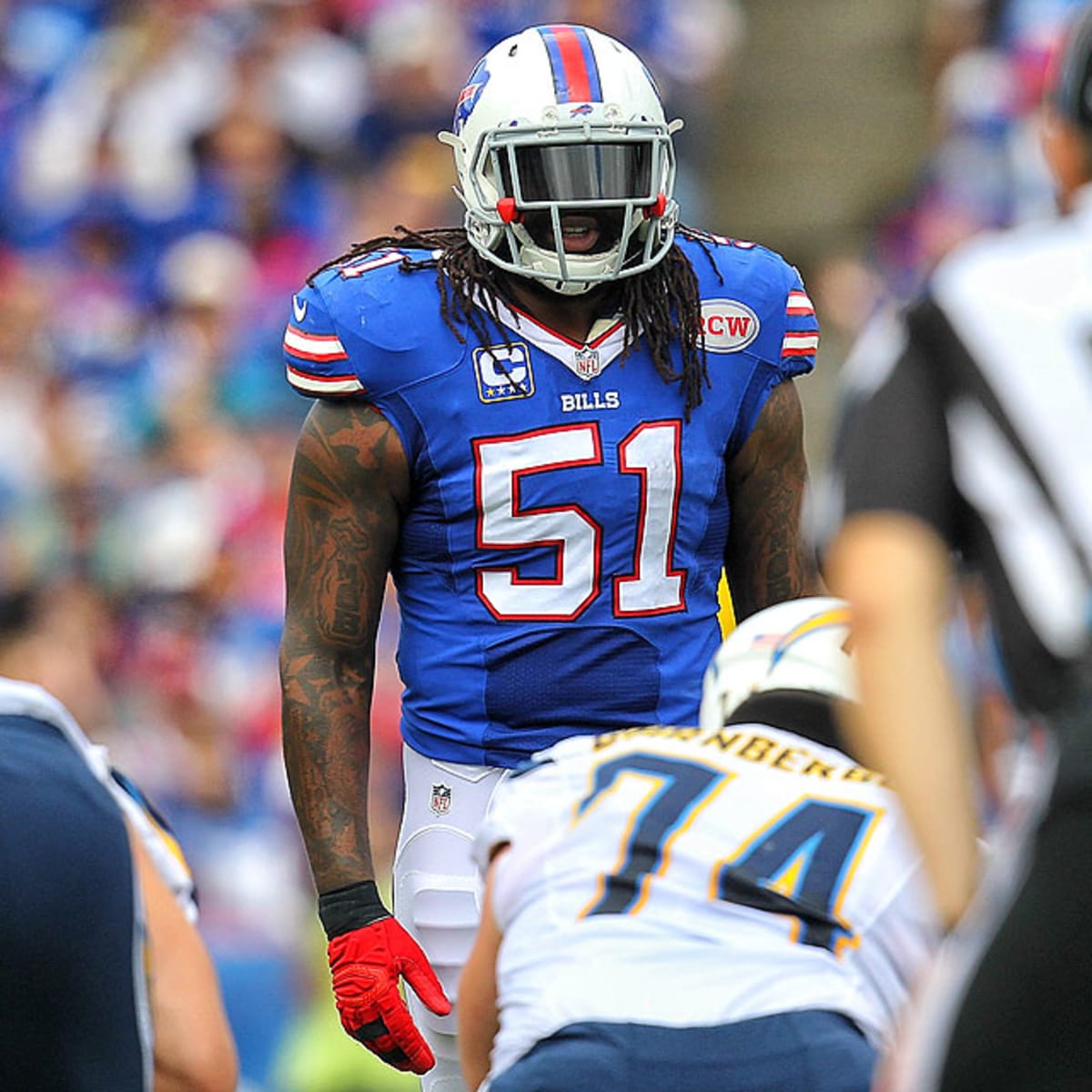 Brandon Spikes, Keith Rivers contribute to 3 differences in Bills'  linebackers without Kiko Alonso 