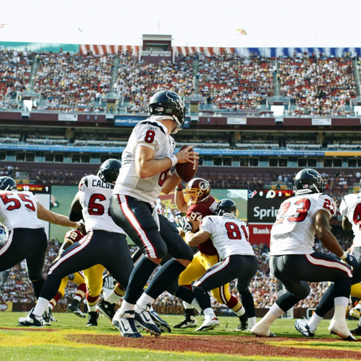 Matt Schaub Gets Helmet Knocked Off on Huge Hit (Texans vs. Broncos 2012) 