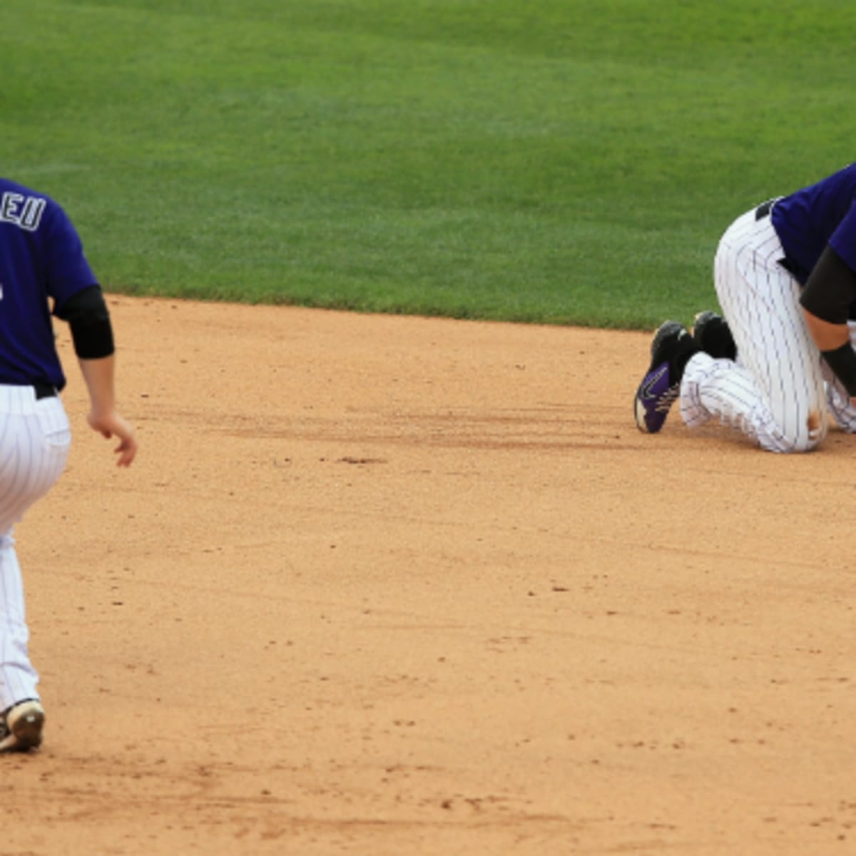 Troy Tulowitzki by Doug Pensinger