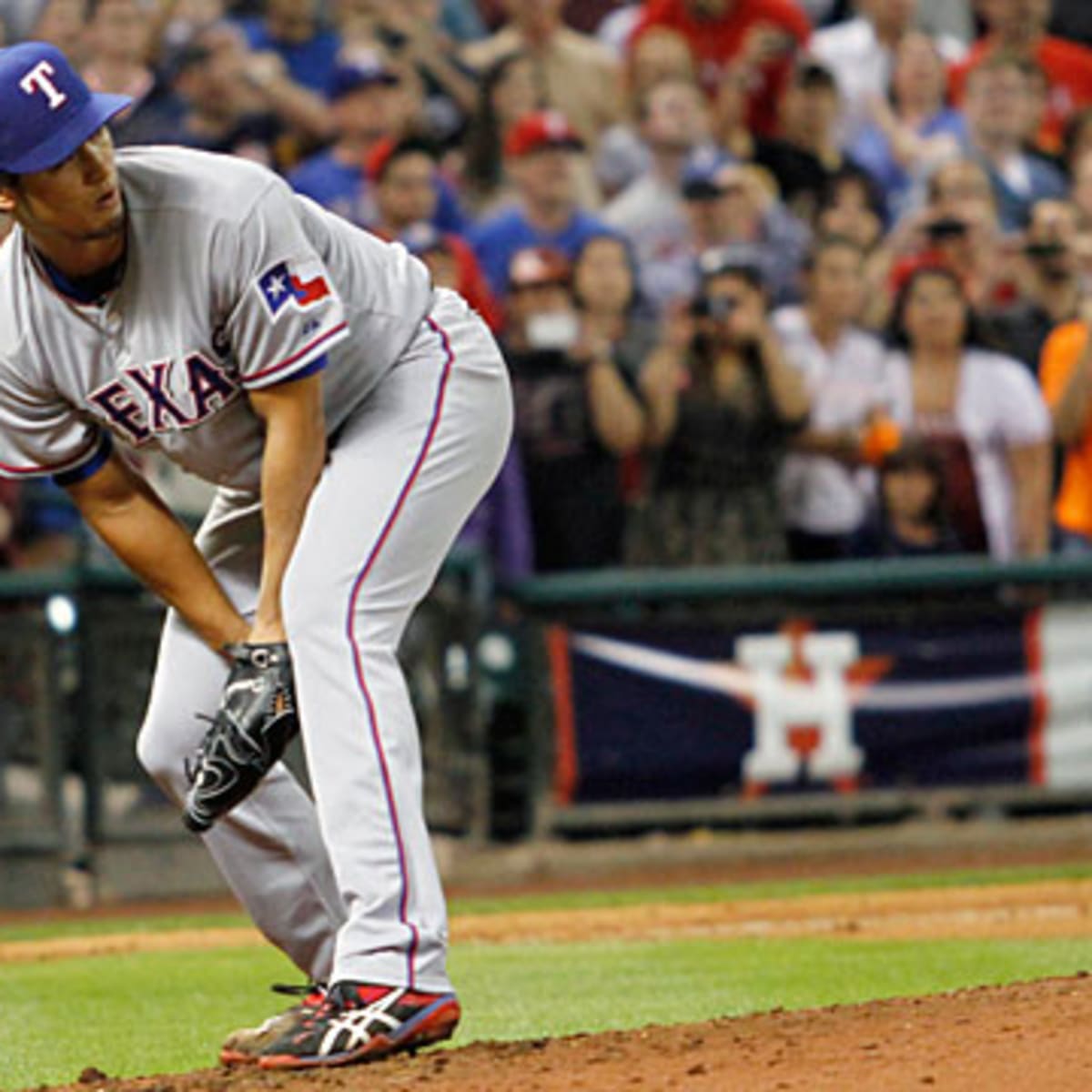 Texas Rangers pitcher Yu Darvish falls one out shy of perfect game 