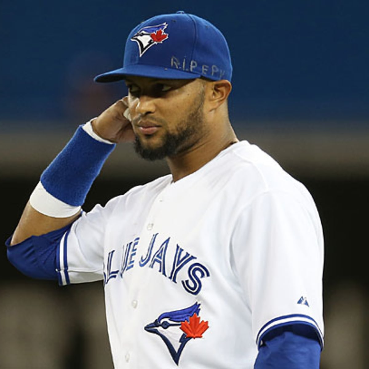 George Bell of the Toronto Blue Jays looks on during an MLB game at News  Photo - Getty Images