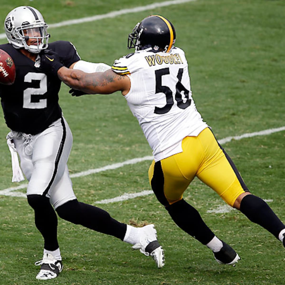 Raiders to cut ties with LaMarr Woodley after one year