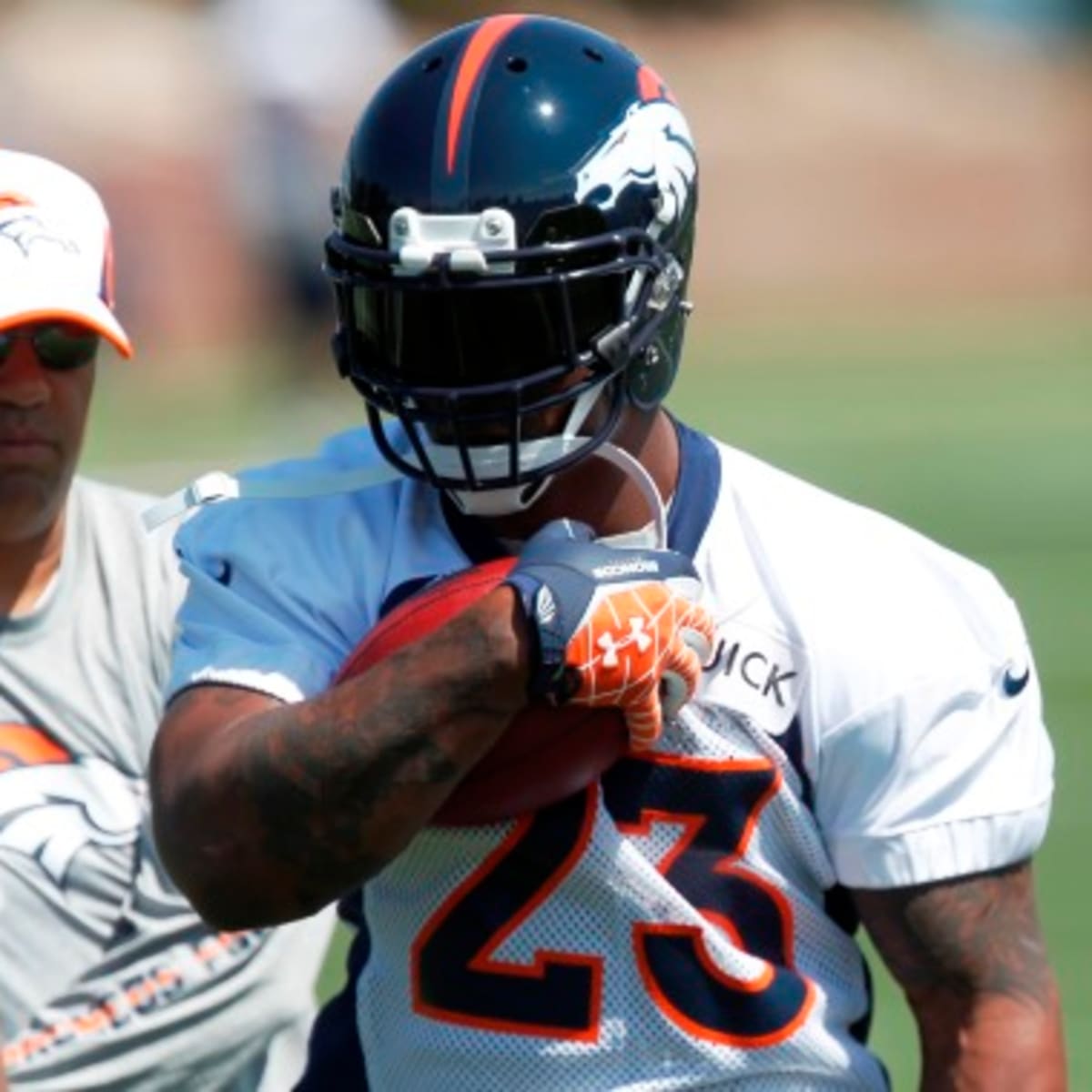 Montee Ball gets first-team reps as running back at Broncos