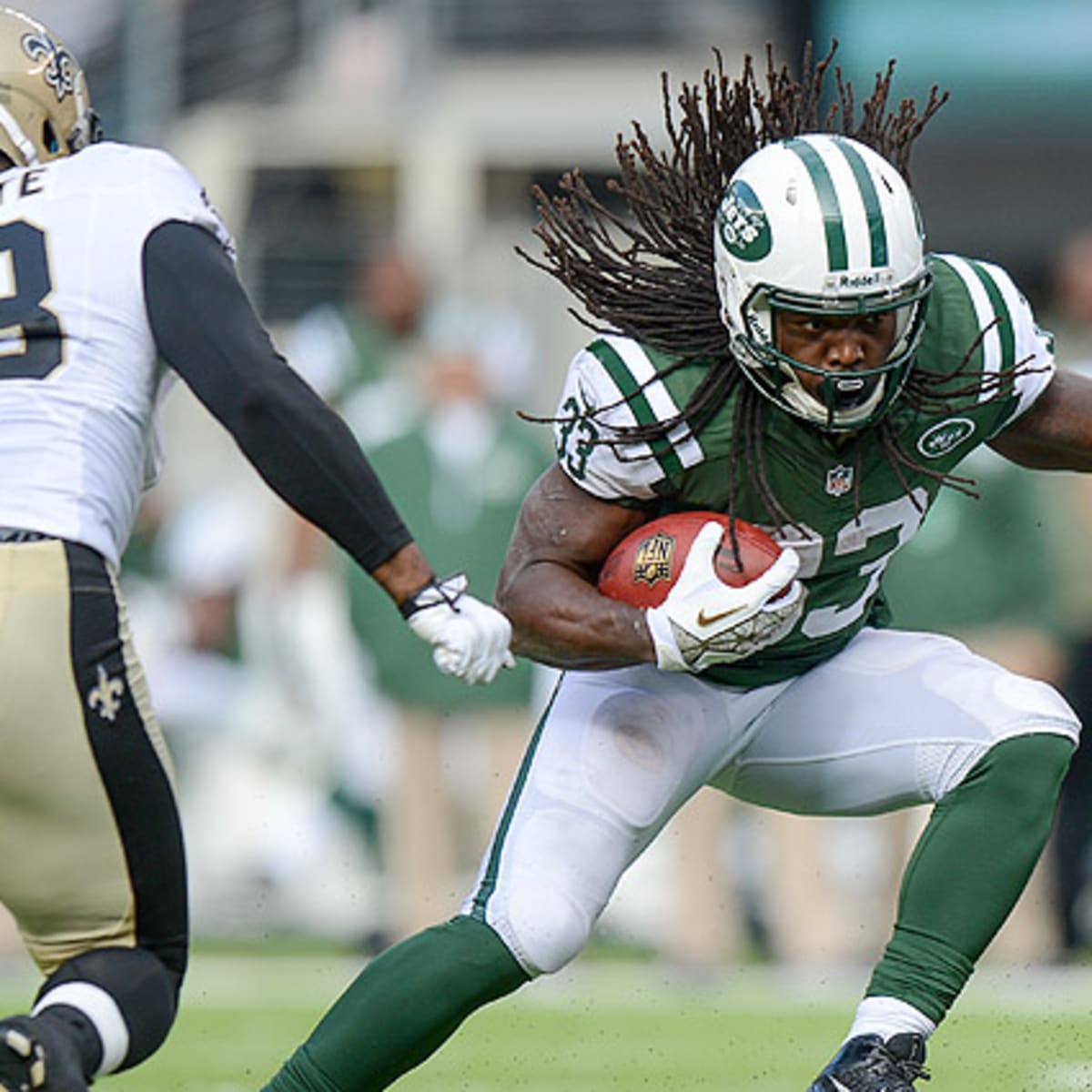 Chris Ivory runs hard for Jets, shows Saints what they're missing