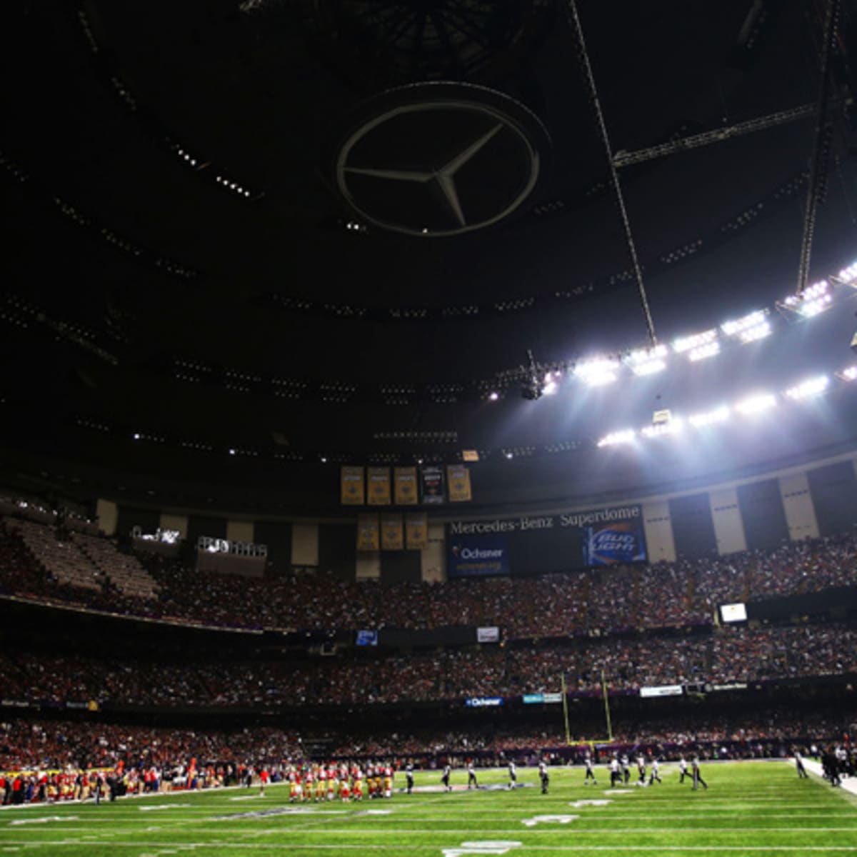 Superdome fire: Flames on Saints stadium roof injure one - Sports  Illustrated