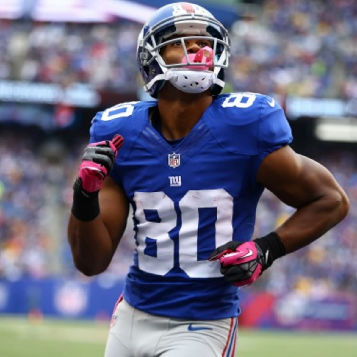 NY Giants All Blue Uniform, Victor Cruz