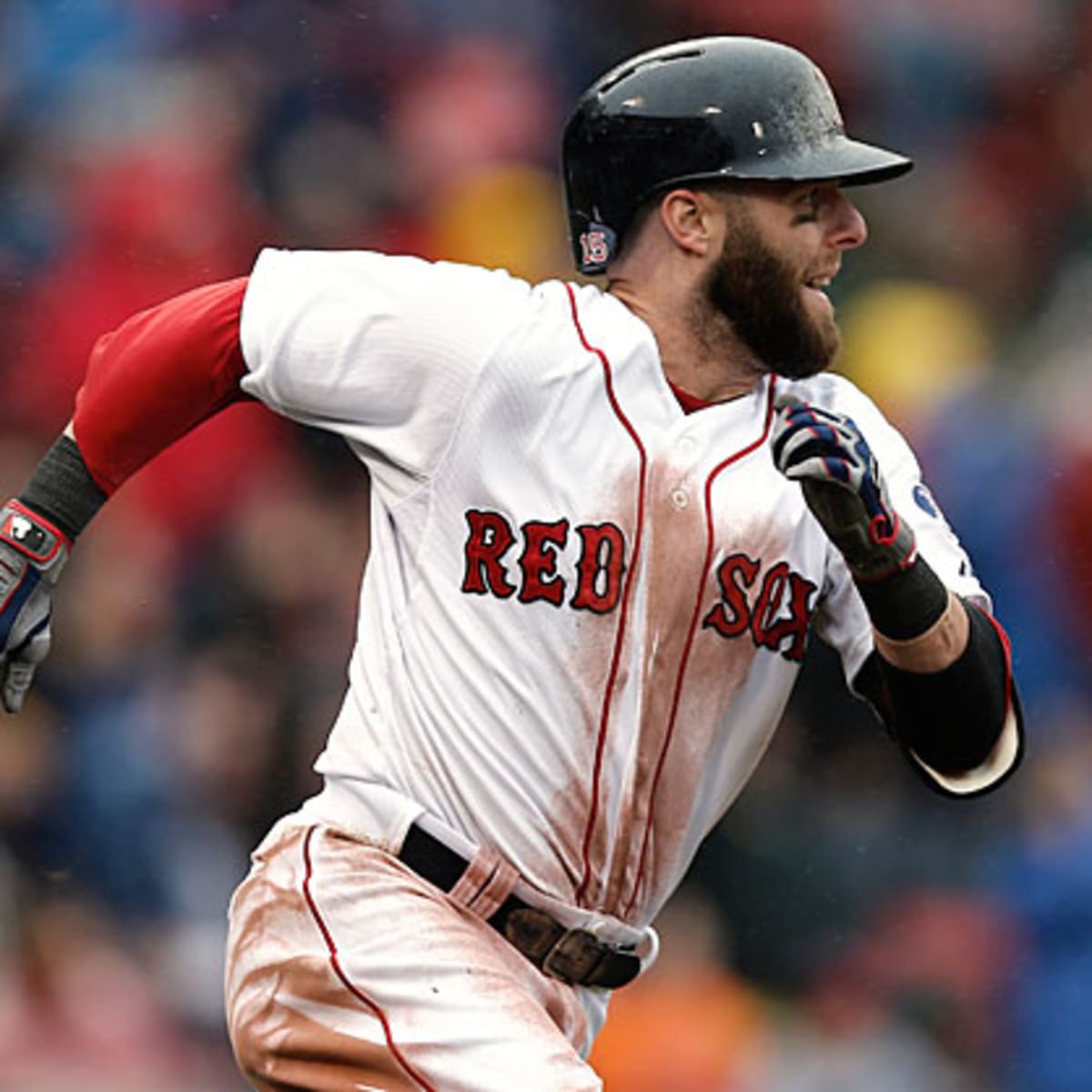 Dustin Pedroia plays inning in 1st game since May