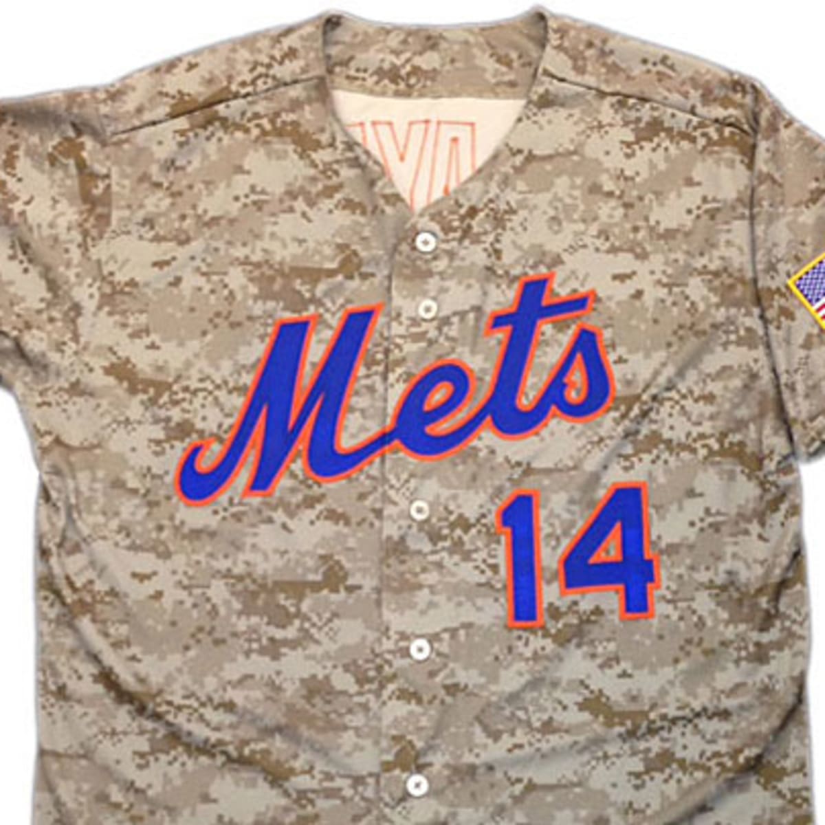 MLB New York Mets X-Small Camo Pet Jersey