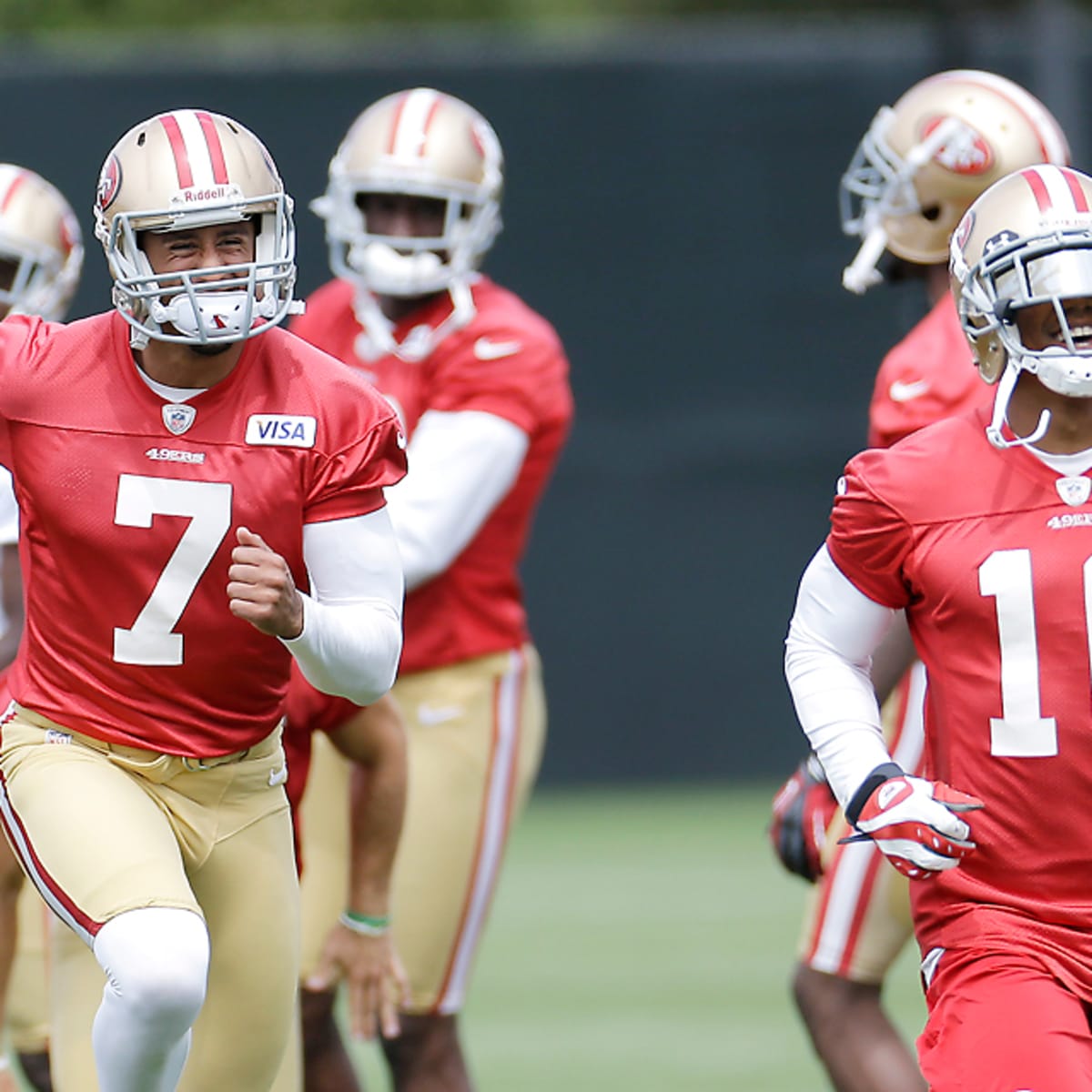 No coincidence the Atlanta Falcons debut red helmets vs. 49ers