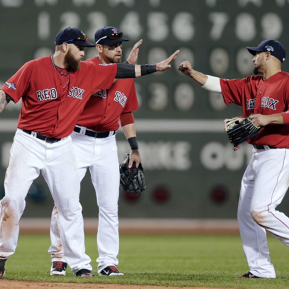 Red Sox jump on Rays miscues, win ALDS opener, 12-2