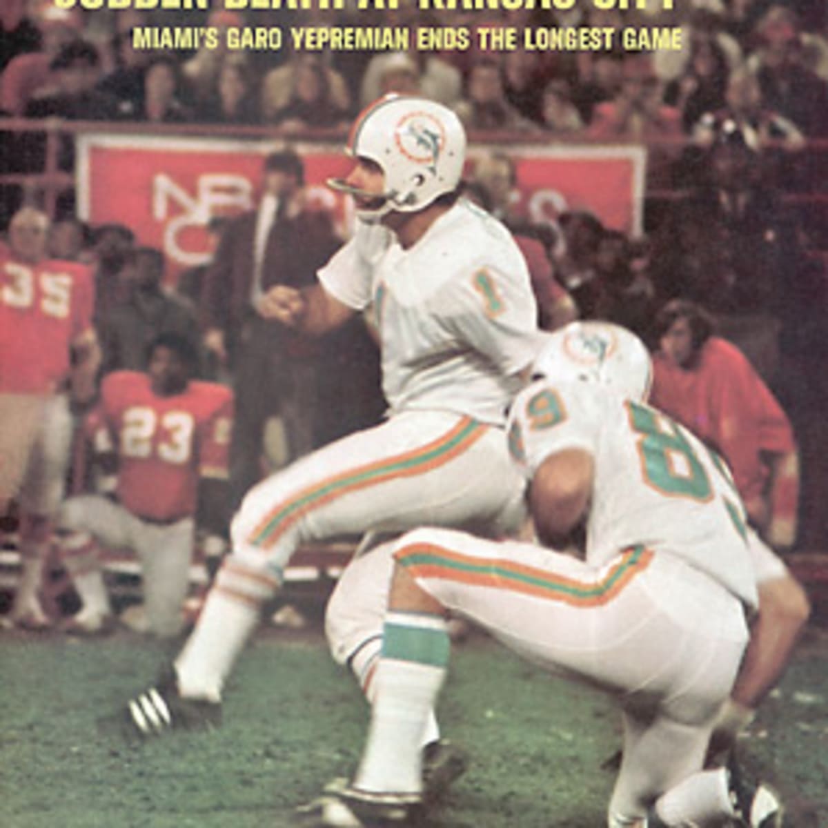 Miami Dolphins vs. Kansas City Chiefs: Christmas dinner delayed in 1971 for  longest game