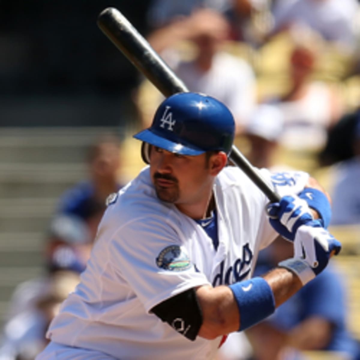 Adrian Gonzalez homers in 1st at-bat with Dodgers - The San Diego