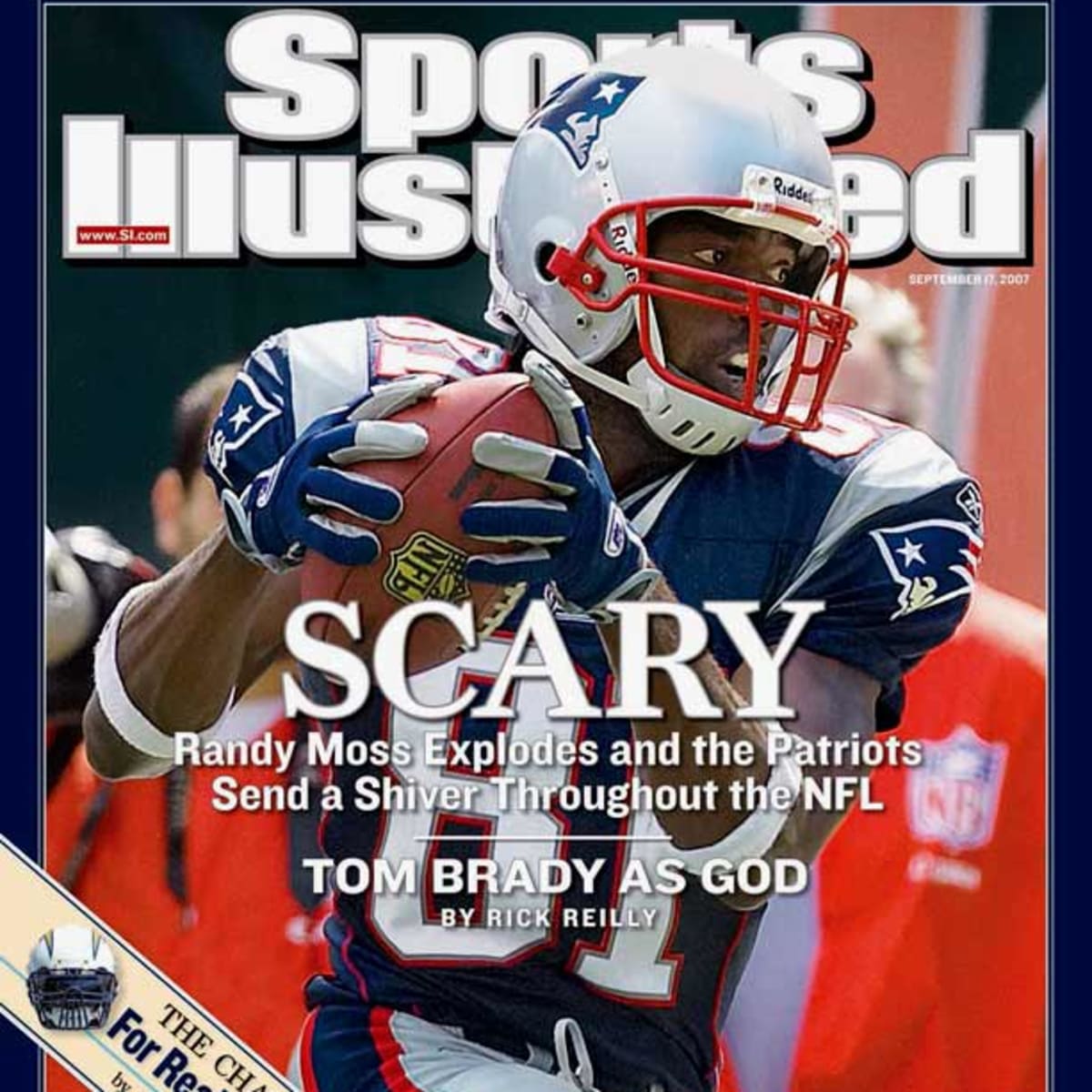 OCTOBER 22 2007 MVP TOM BRADY NEW ENGLAND PATRIOTS FOOTBALL SPORTS  ILLUSTRATED