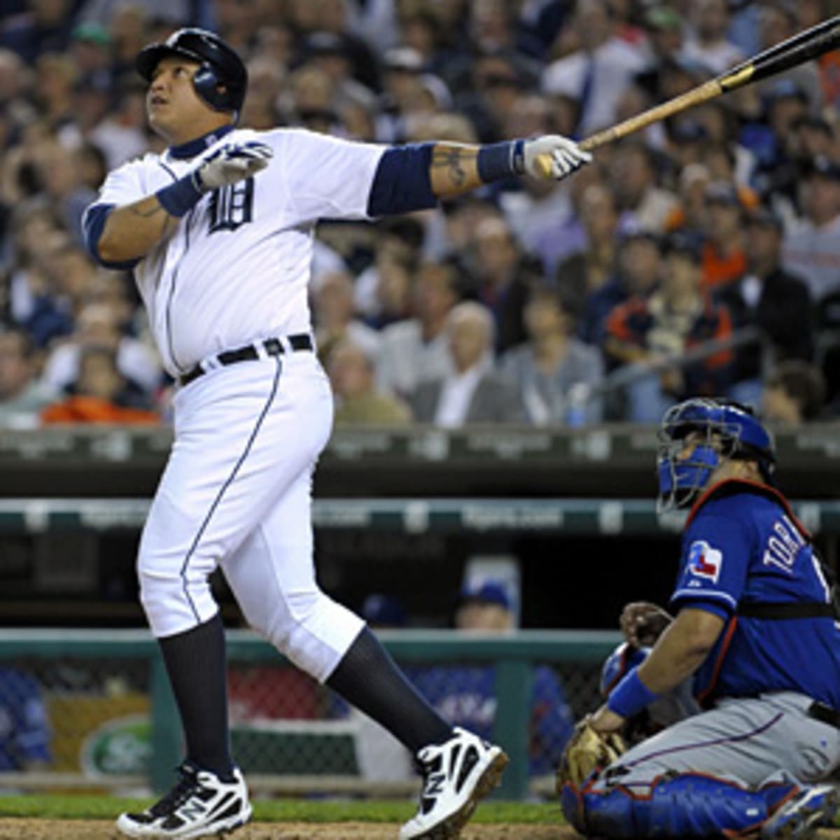 Miguel Cabrera's first career hit was a walk-off home run, because of  course it was