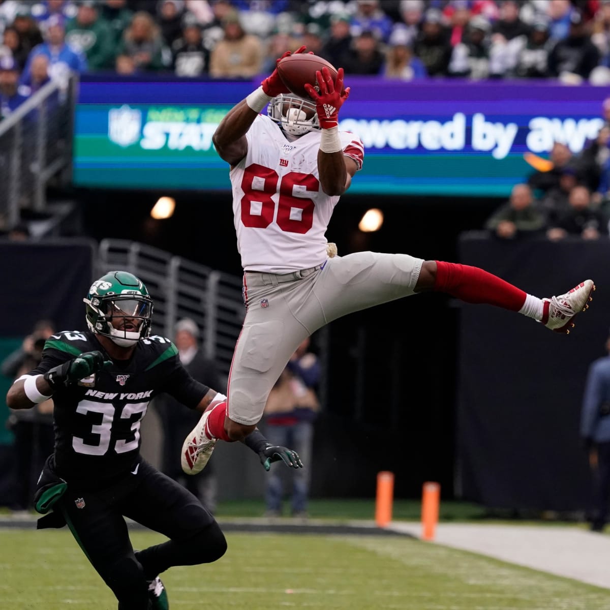 Giants rookie Darius Slayton seizes his opportunity with first team – New  York Daily News