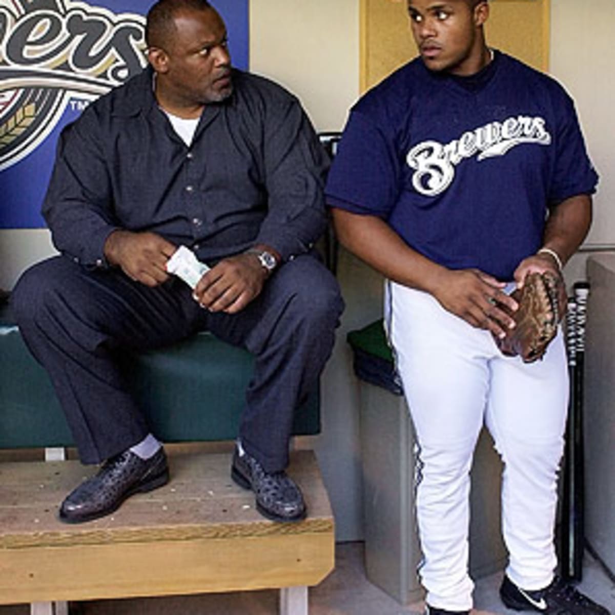 Cecil and Prince Fielder - Photos: A baseball tradition of kids in