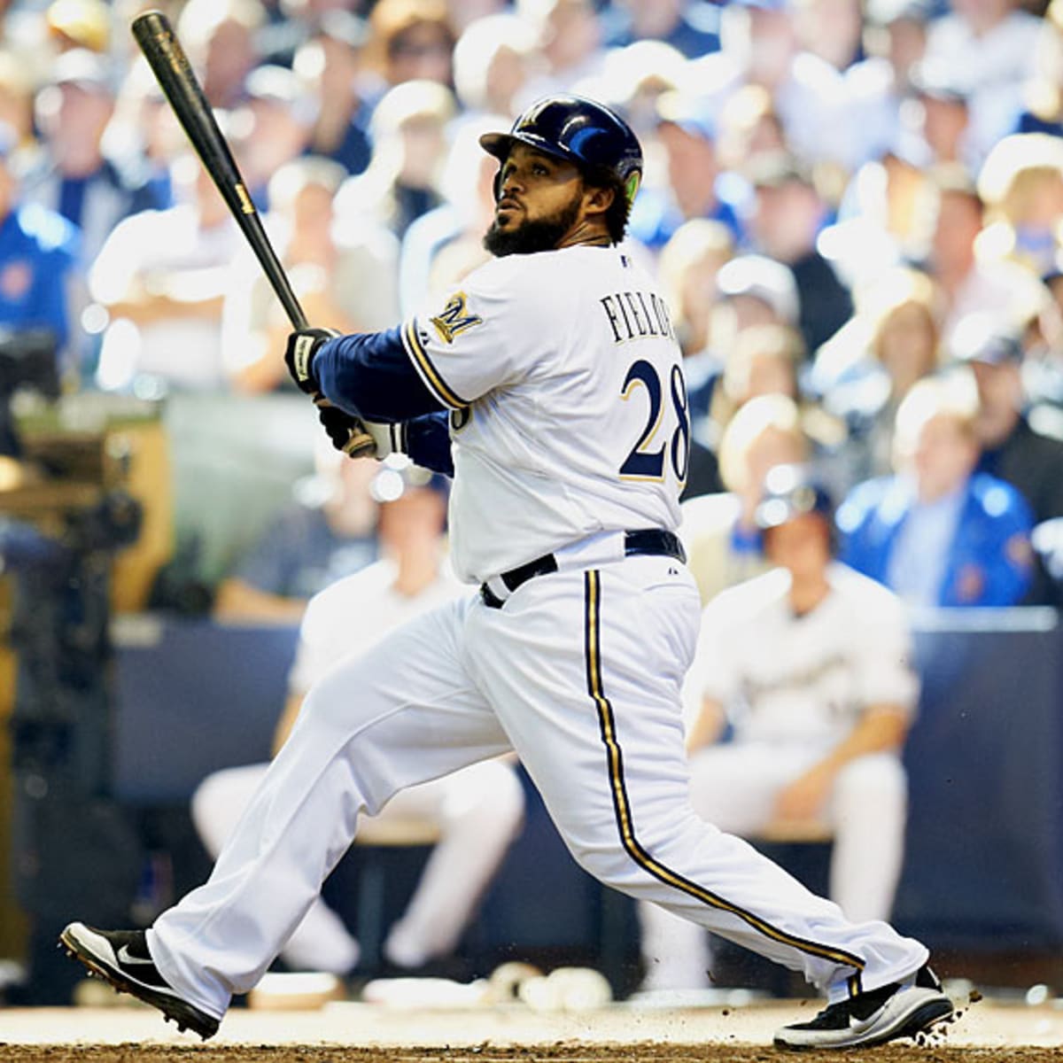 Prince Fielder was a big presence from his earliest baseball days