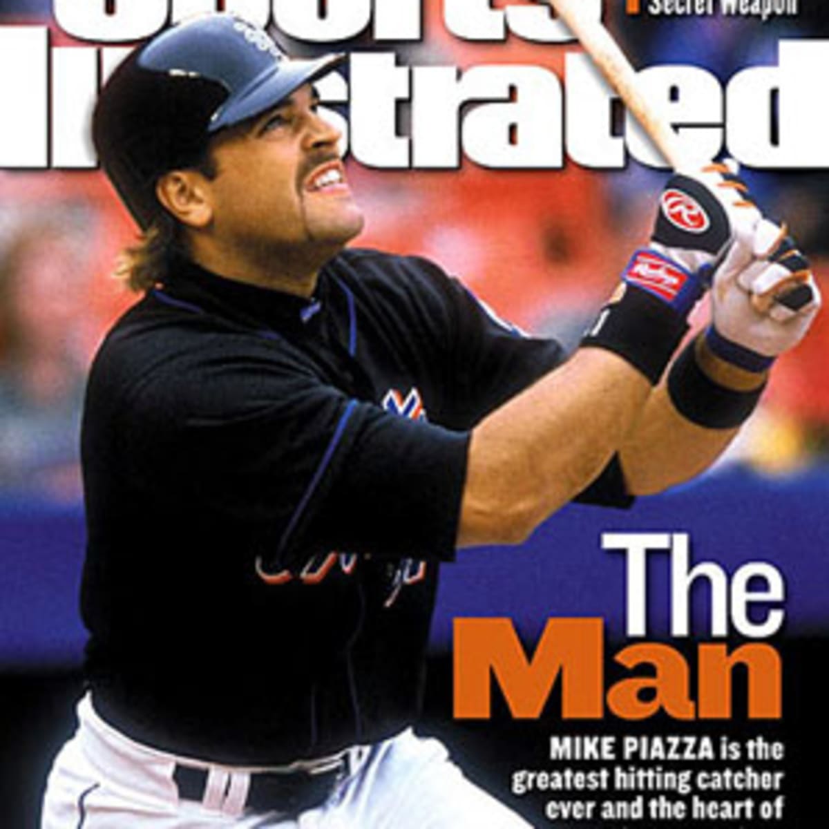 2000 Mike Piazza World Series Game Worn Cap. Few baseball fans