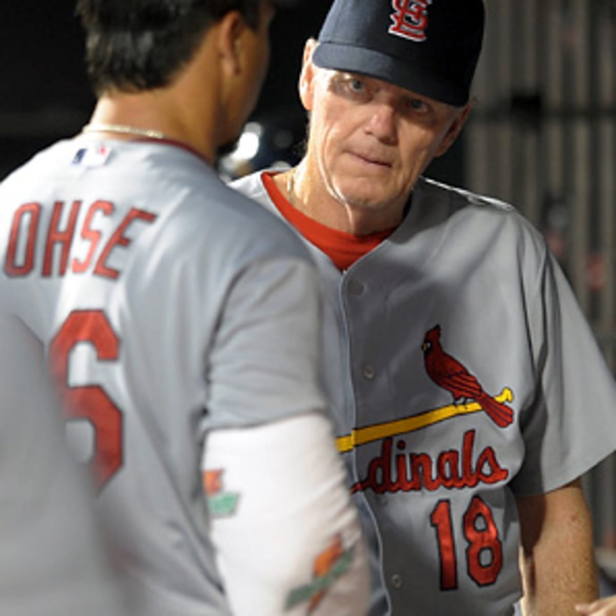 Former Cardinals player Chris Duncan, who helped team win World