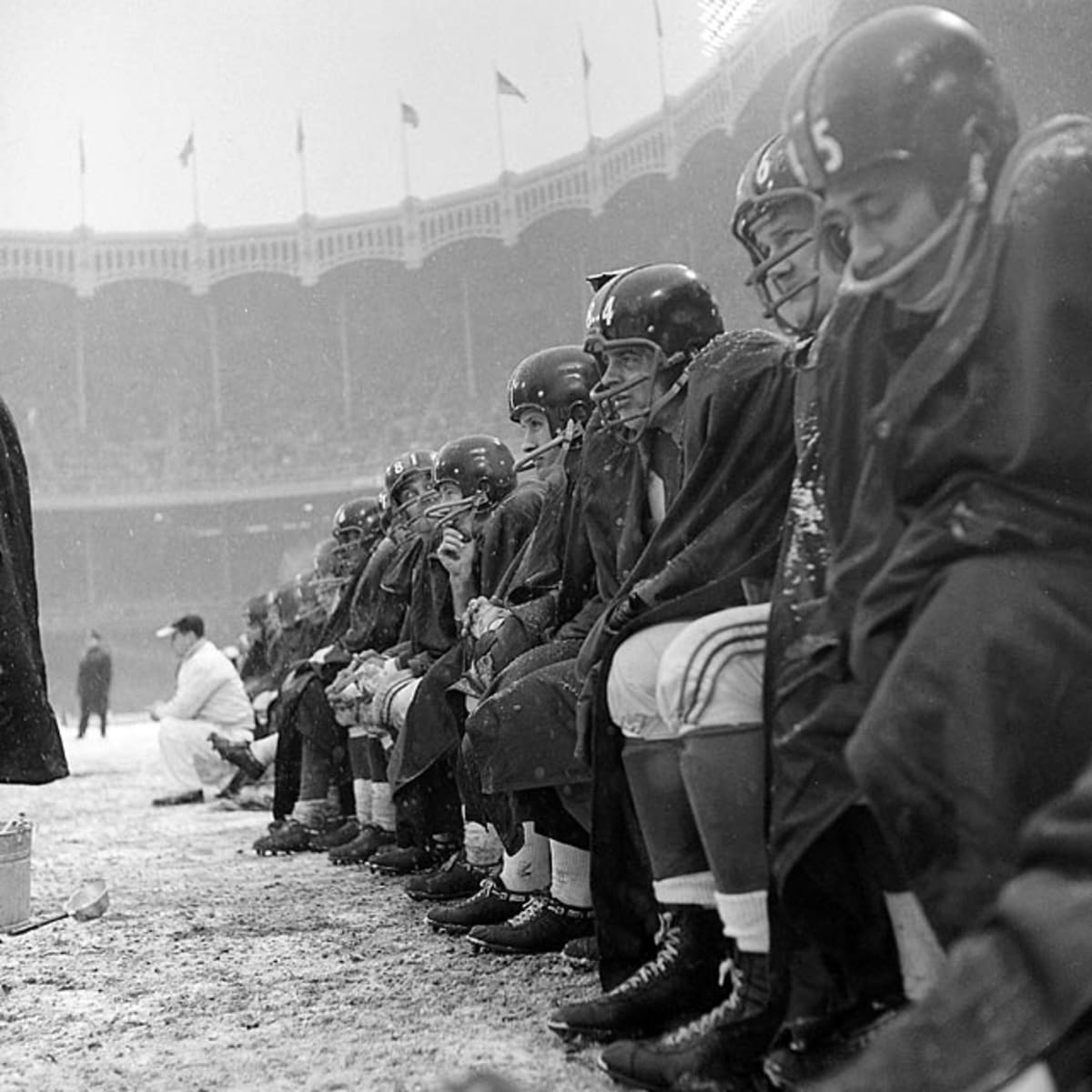 Ray Nitschke Recovering Jim Brown Fumble | Neil Leifer Photography