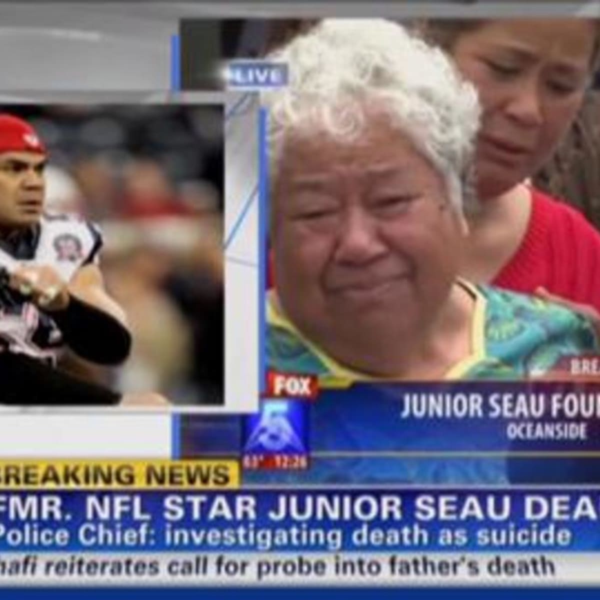 Police: Former Patriot Junior Seau is dead in apparent suicide