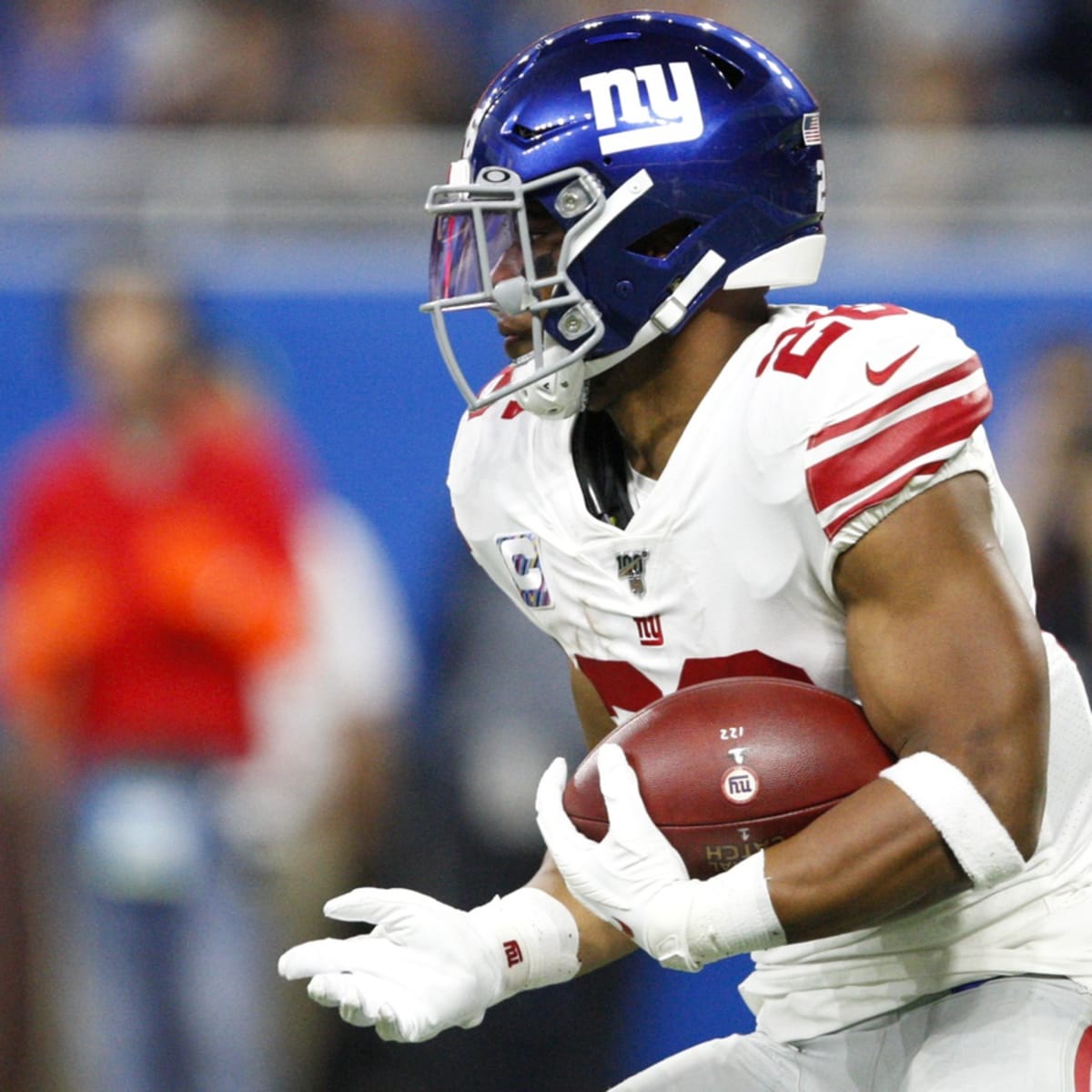 Saquon Barkley wows at NY Giants practice, first scare of camp follows