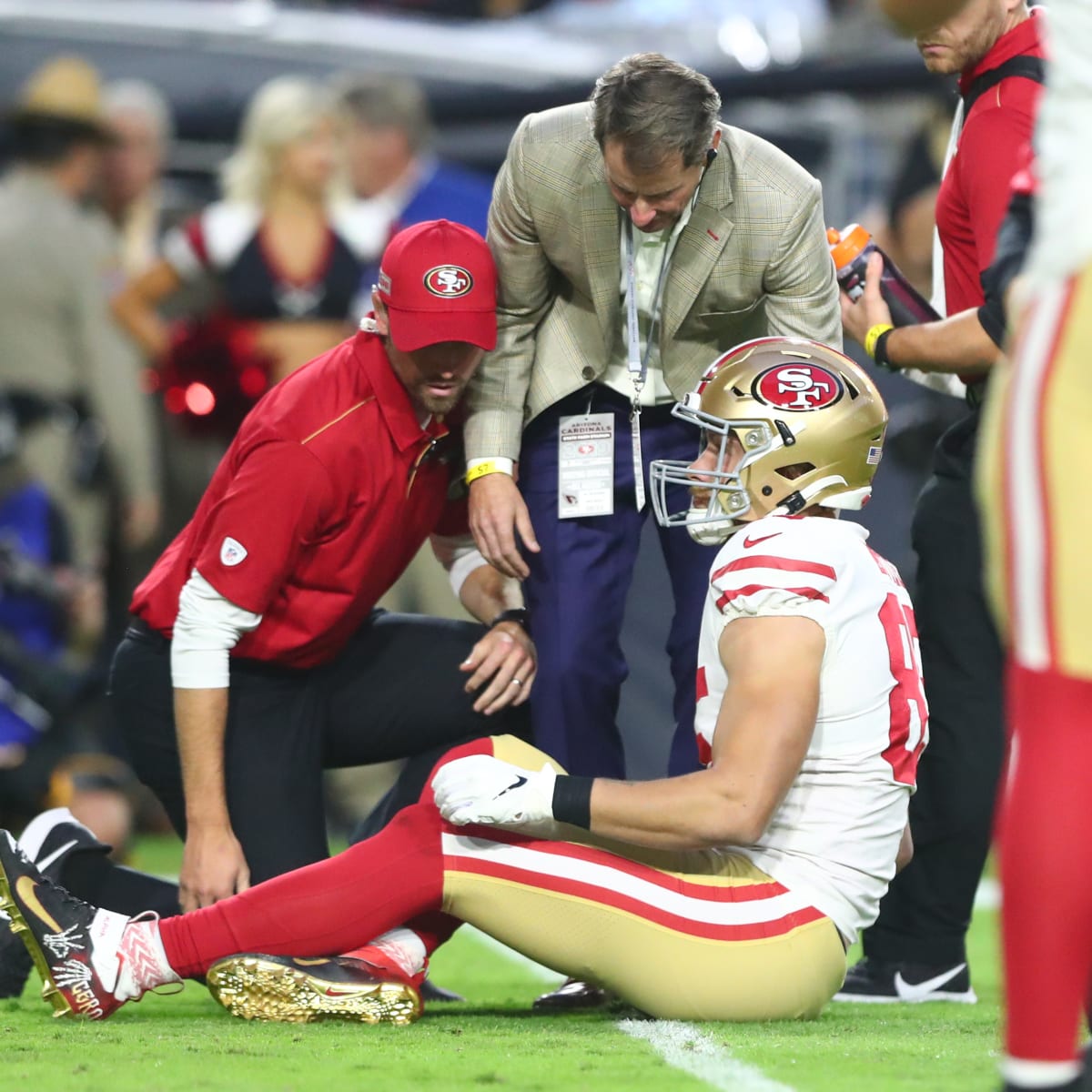 Cardinals coach expects to face 49ers George Kittle Sunday