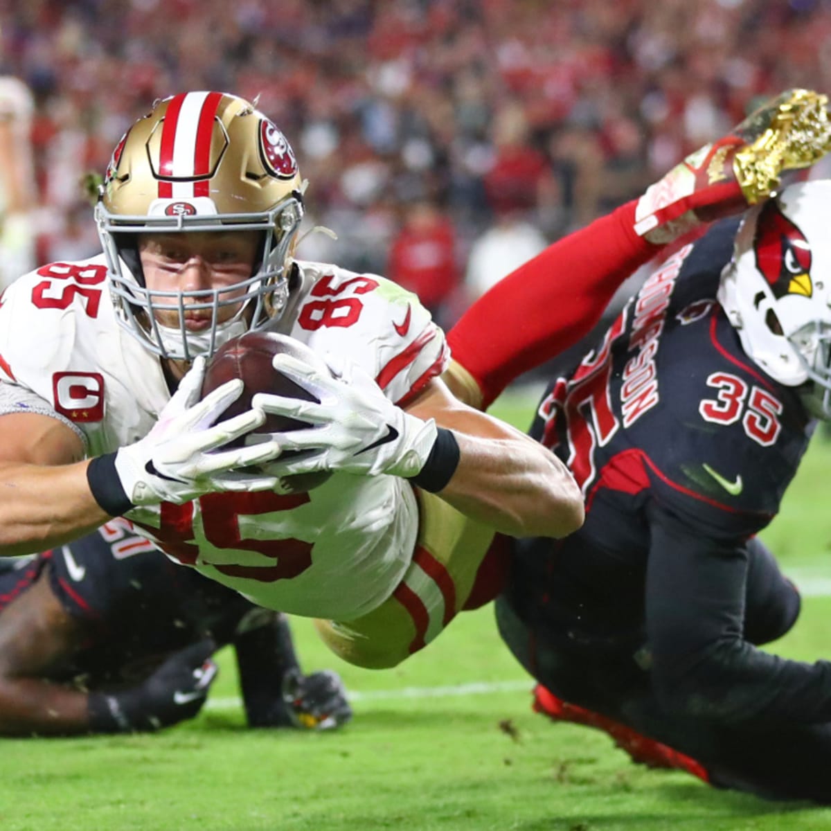 49ers injury update: TE George Kittle dealing with hip issue