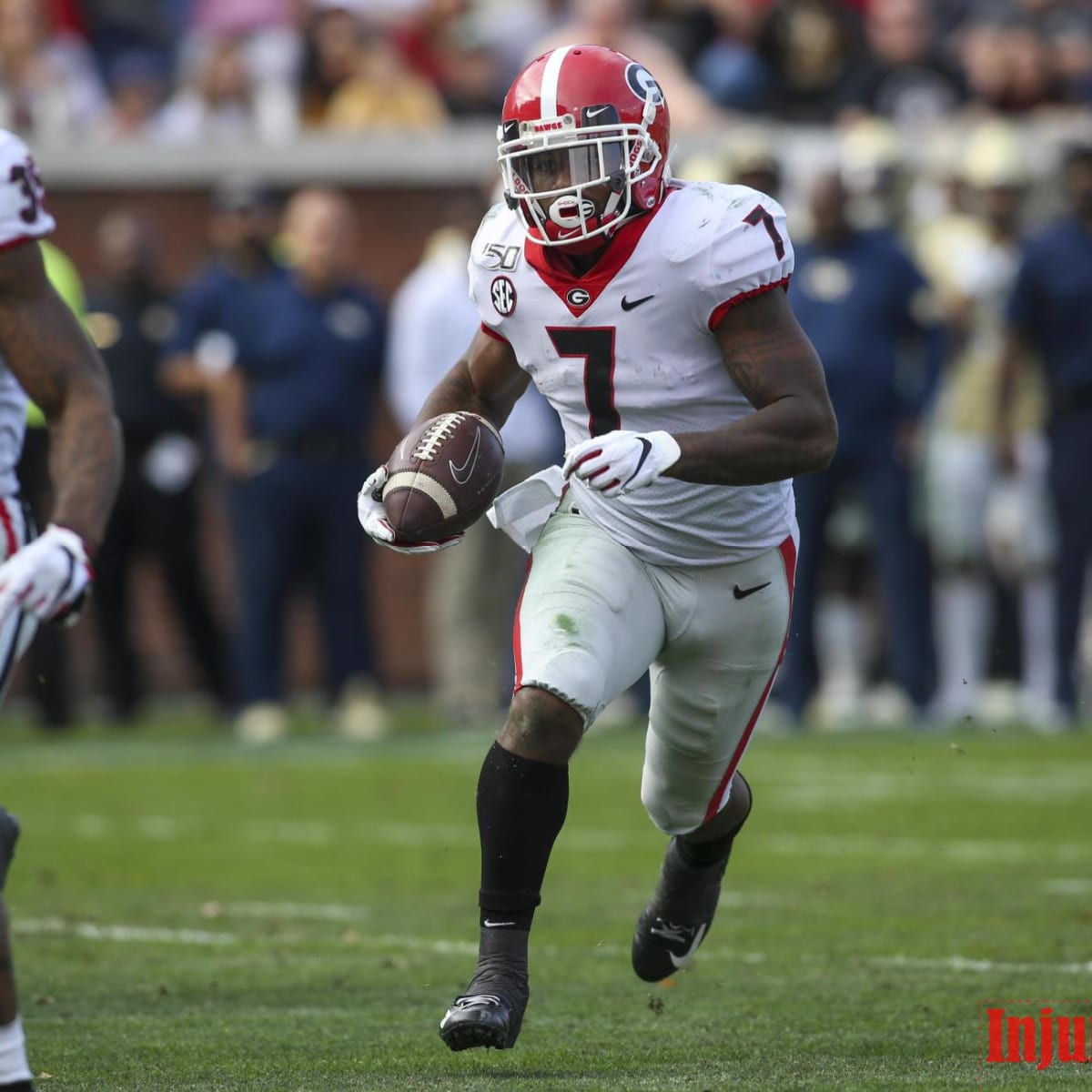 D'Andre Swift injury: Georgia RB exits game vs. Georgia Tech with shoulder  injury as LSU showdown looms 