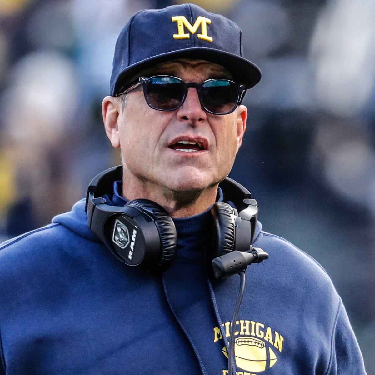 U-M's Harbaugh grew up in Big House — as boy and player