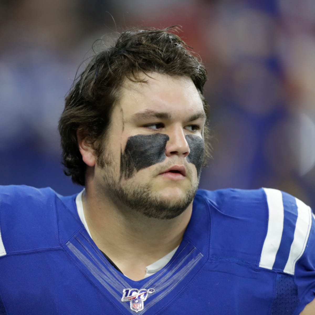 Menacing Colts guard Quenton Nelson wanted words with Bucs punter