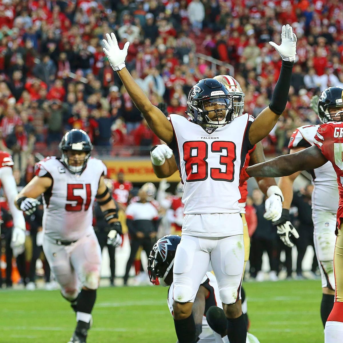 WATCH: Falcons' Austin Hooper scores lone touchdown for NFC in