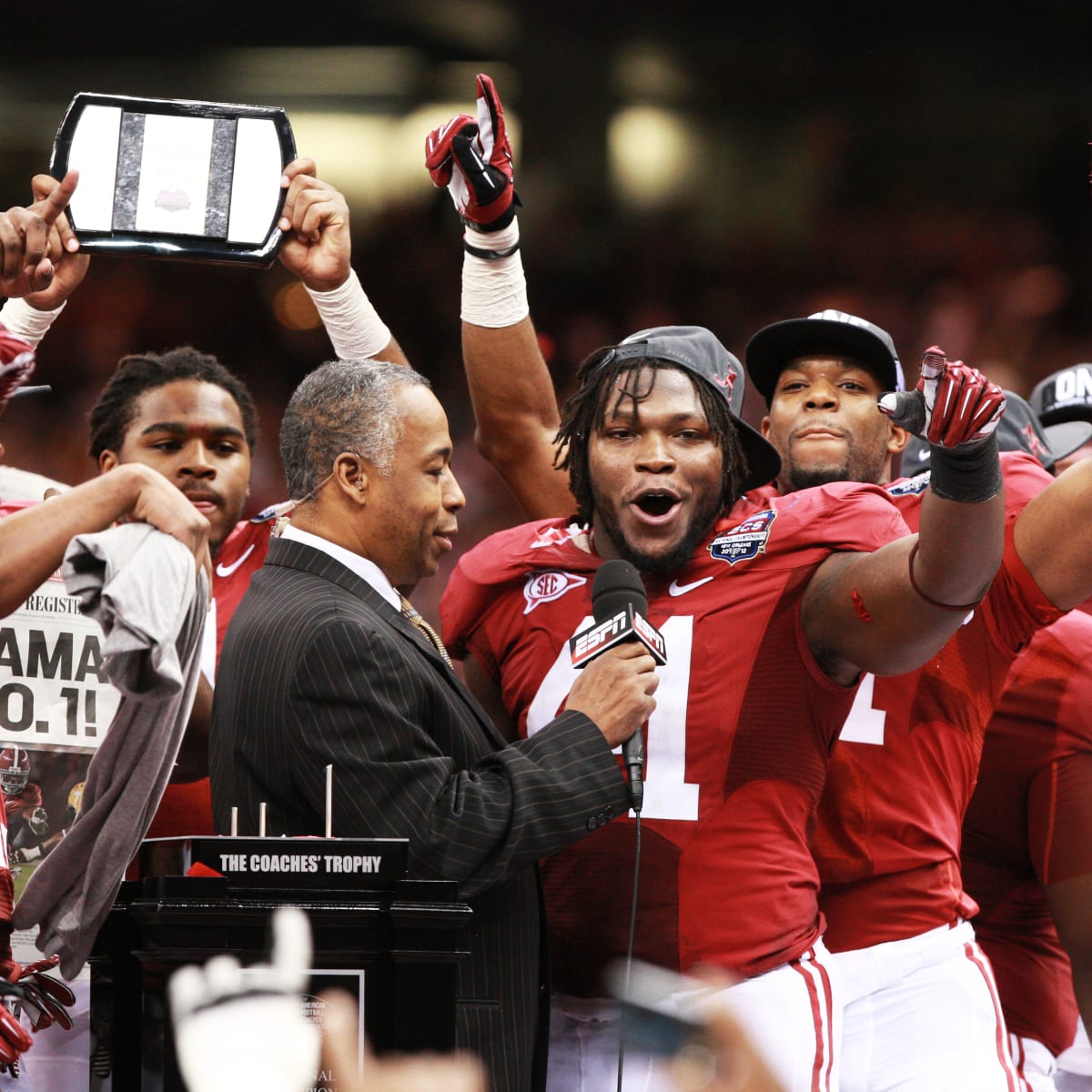 College Football Playoff - Motown Bound! Alabama Football receiver