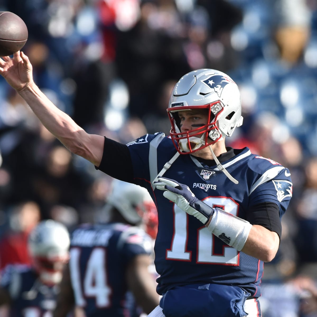 The last Patriots-Titans playoff game included a Trump cameo and