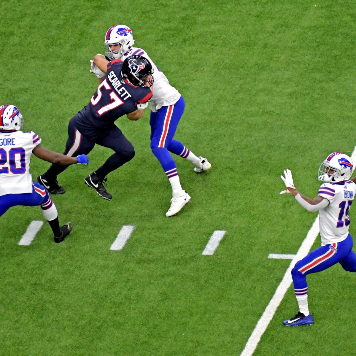 Buffalo Bills receiver John Brown throws TD pass to Josh Allen on 1st drive  vs. Texans (WATCH) 