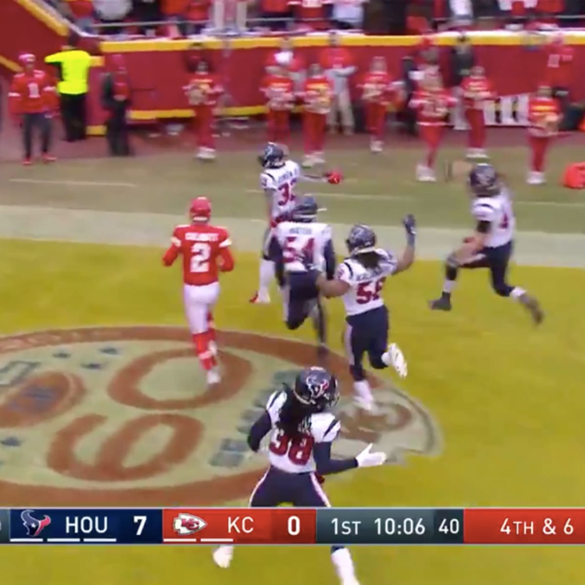 NFL Playoffs: Texans take 14–0 lead on blocked punt, recovery vs. Chiefs -  Sports Illustrated