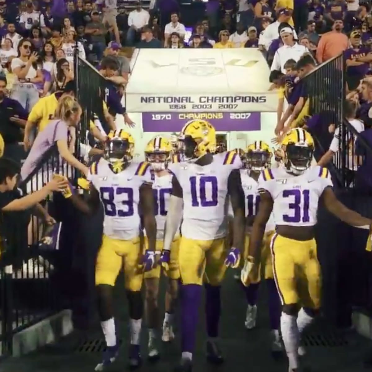 LSU Football: The Rock shows his support for the LSU Tigers