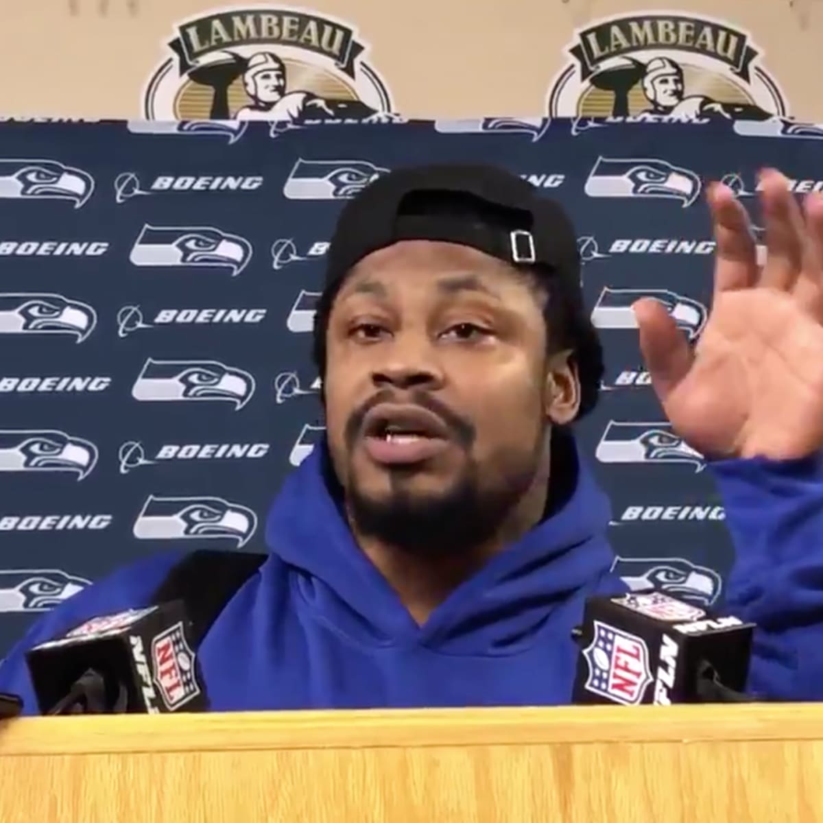 Seahawks' Marshawn Lynch gives NFL advice post-Packers loss