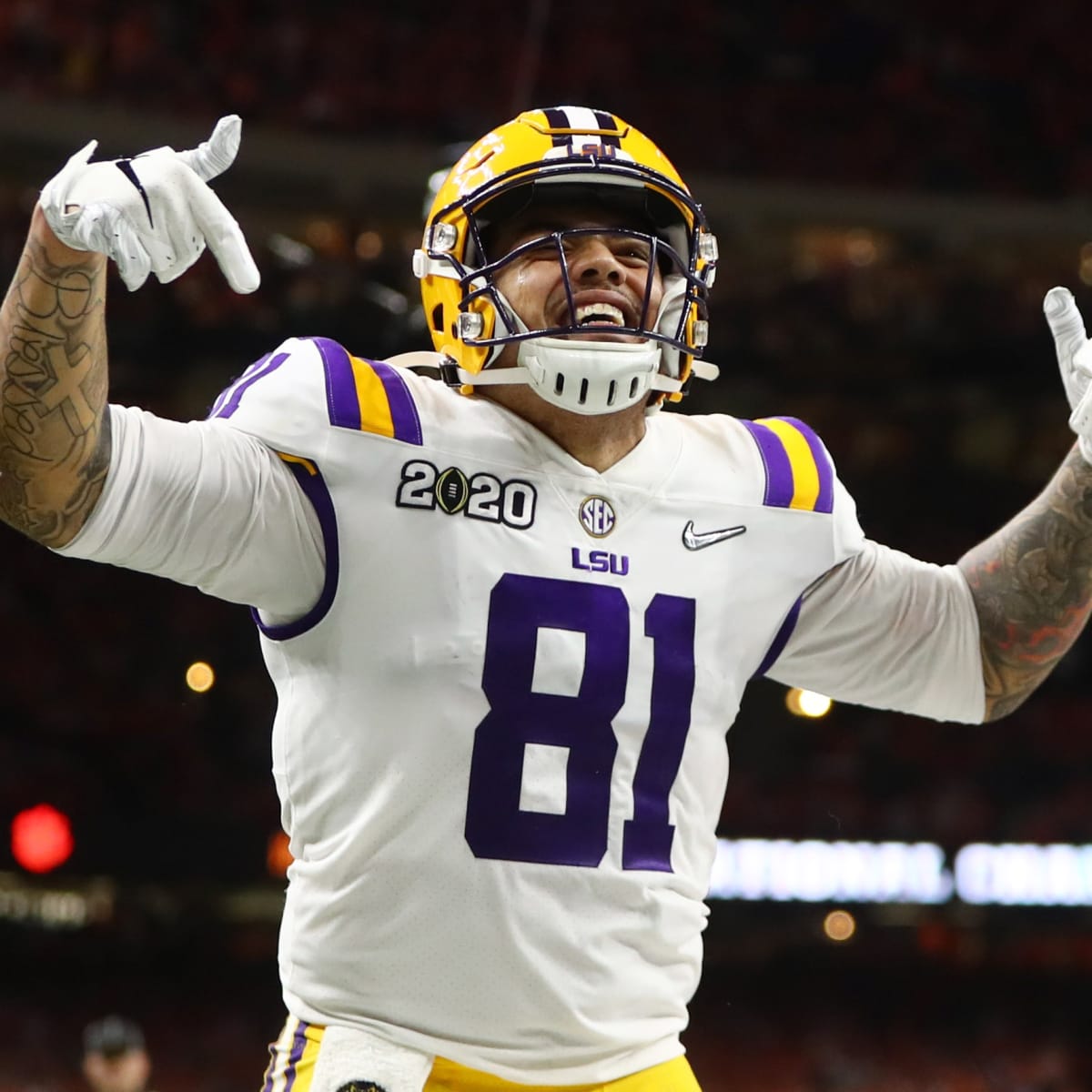 Thaddeus Moss: Randy Moss son shining for LSU vs Clemson - Sports  Illustrated