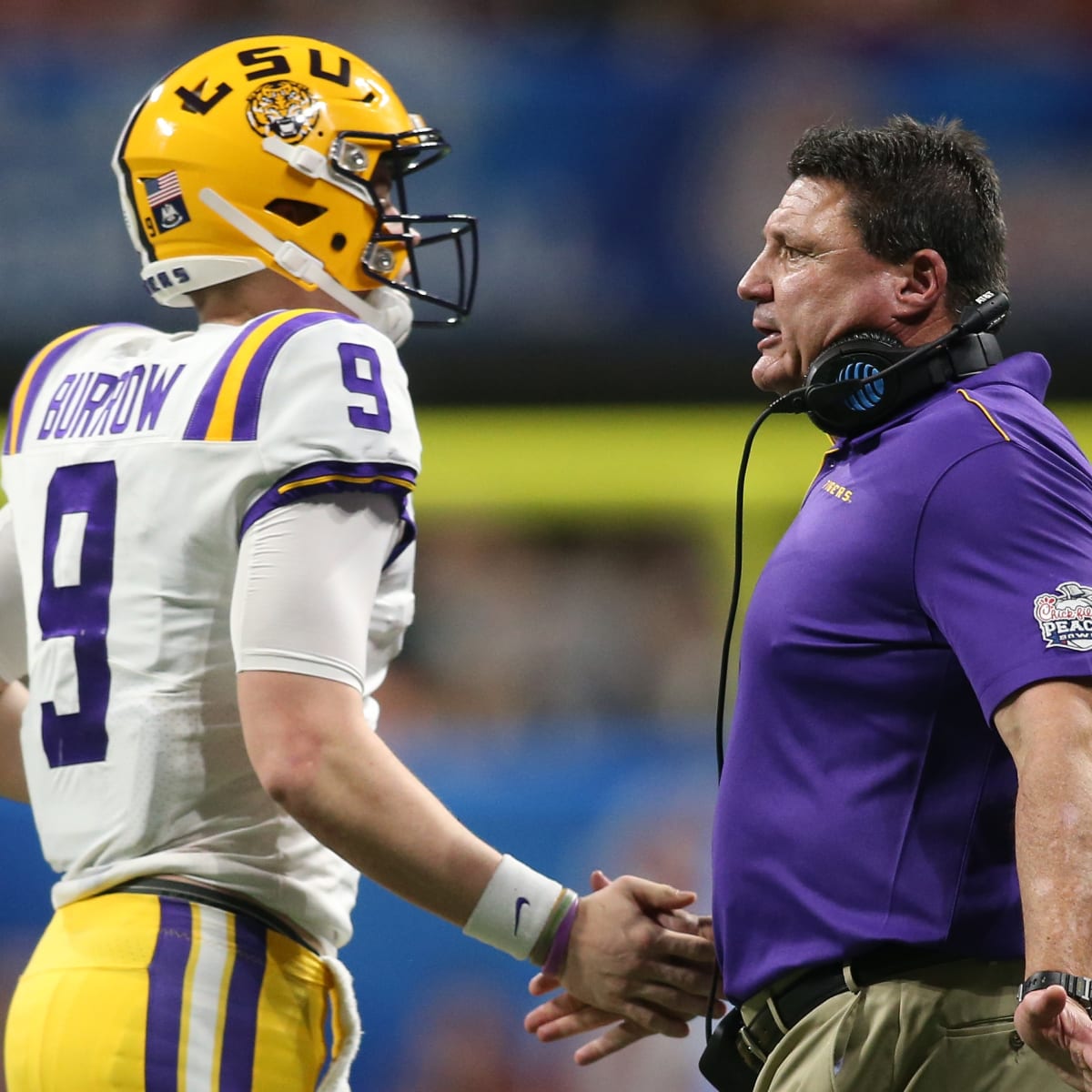 Joe Burrow's record game seals title for Ed Orgeron and LSU - Los Angeles  Times