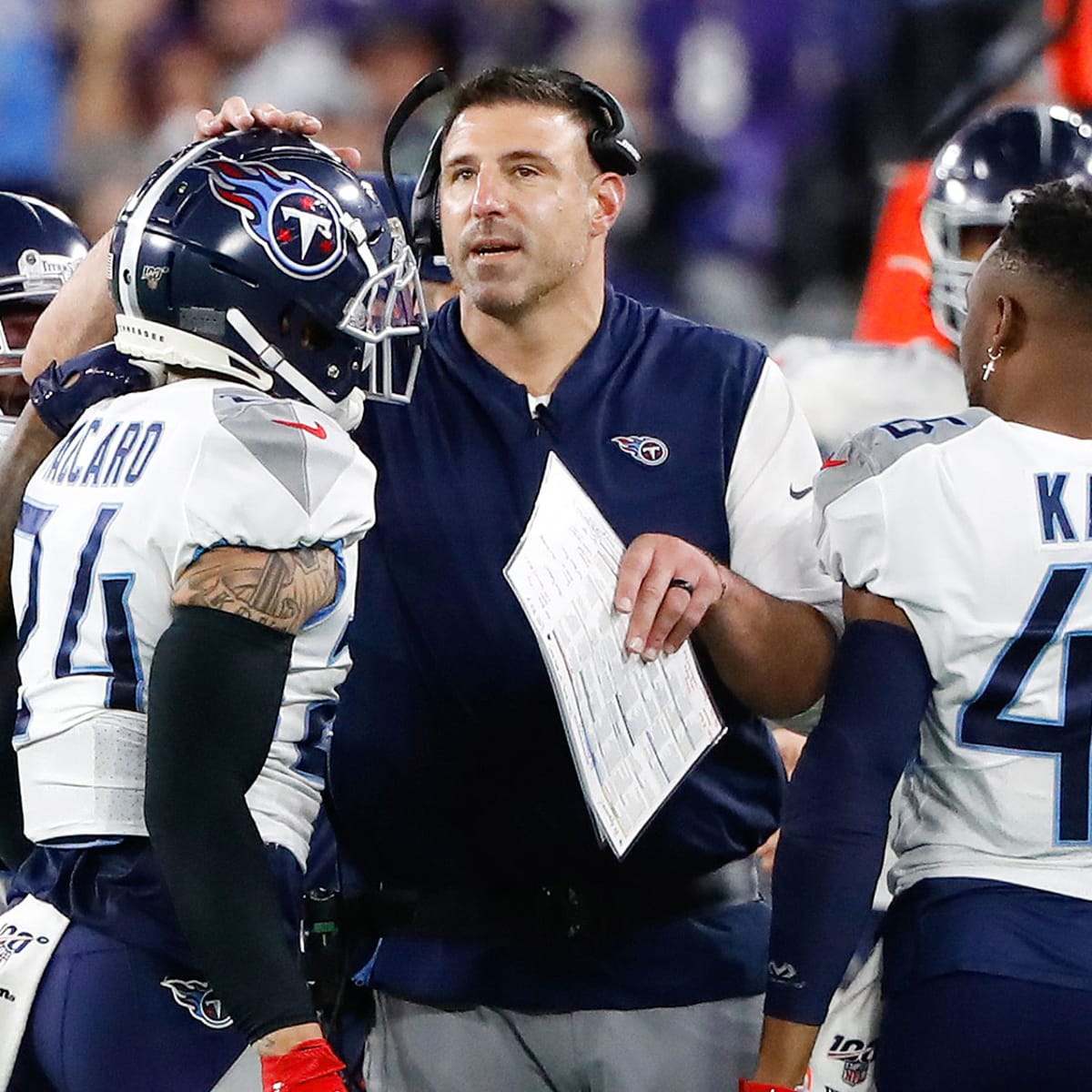 Titans coach Mike Vrabel reflects on pre-draft meeting with Colts