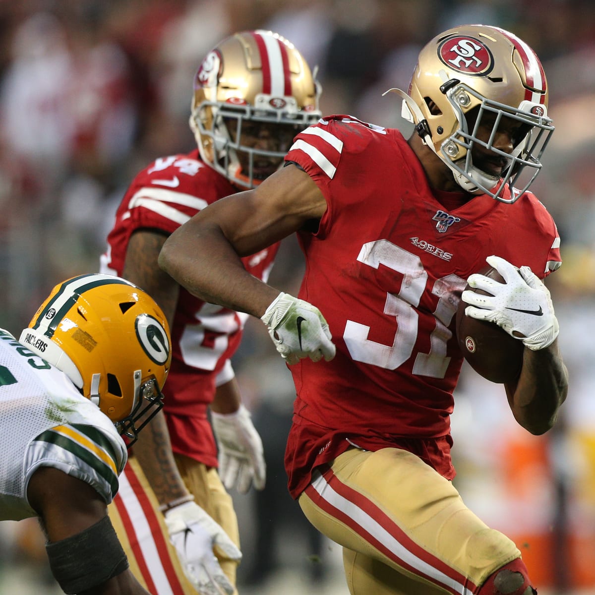 Raheem Mostert and the 49ers gap scheme running game dominates the