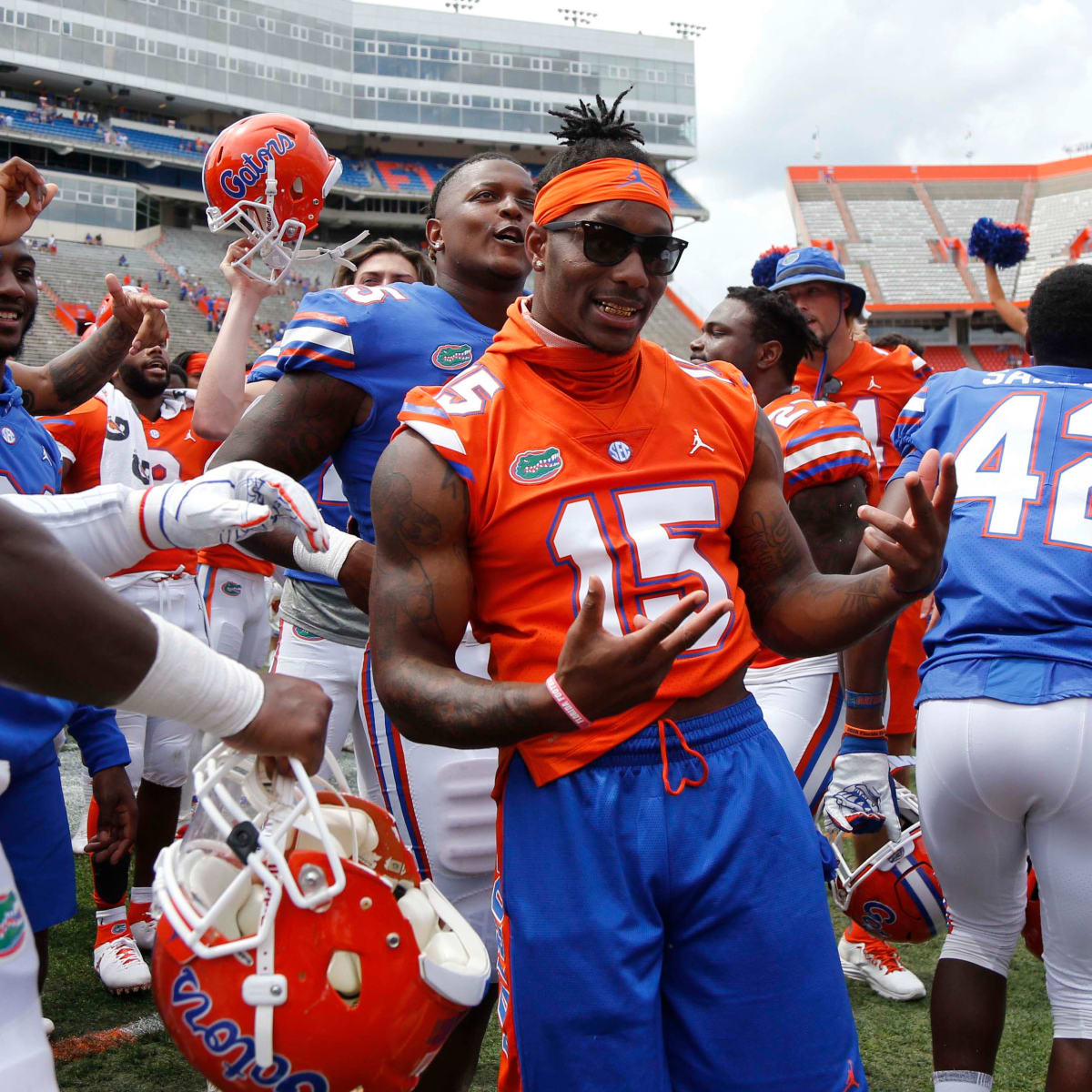 2012 Florida Blue on Orange Unis