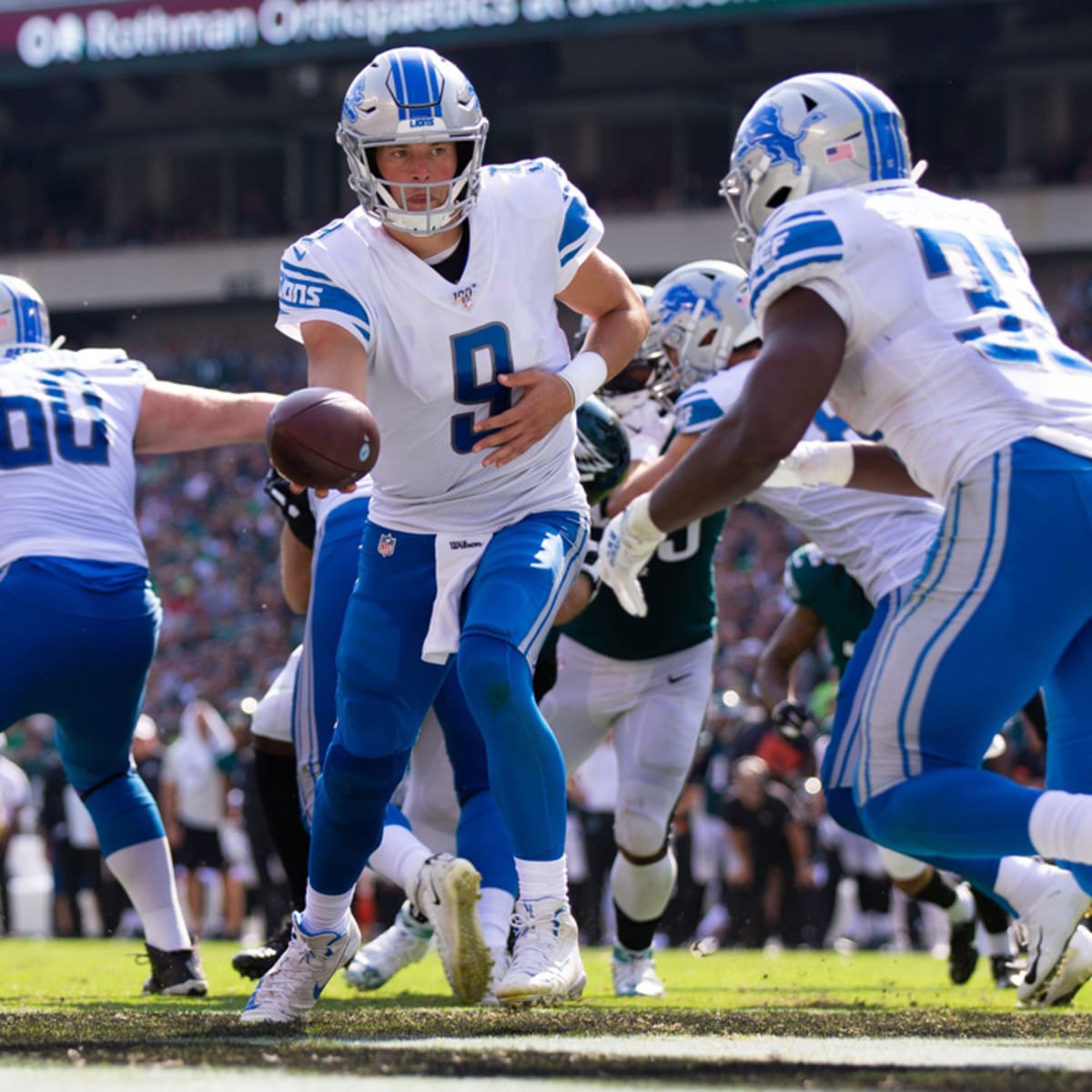 Matthew Stafford calls D'Andre Swift a 'do it all' back